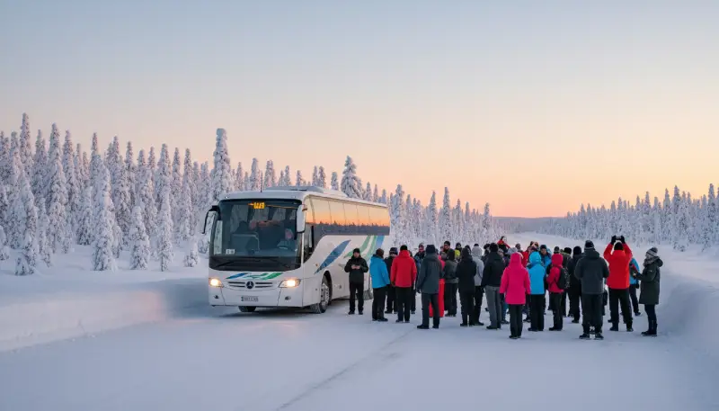 iso-bussi-turistilauma Tourist bus