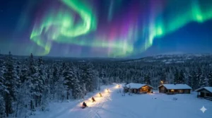 private northern lights tour saariselka